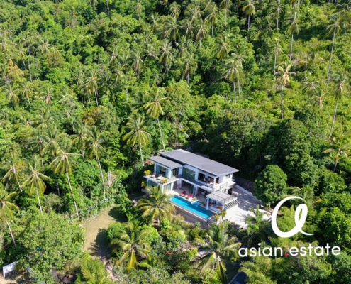 3-bedroom villa for sale in the heart of nature, south of Koh Samui - AE207