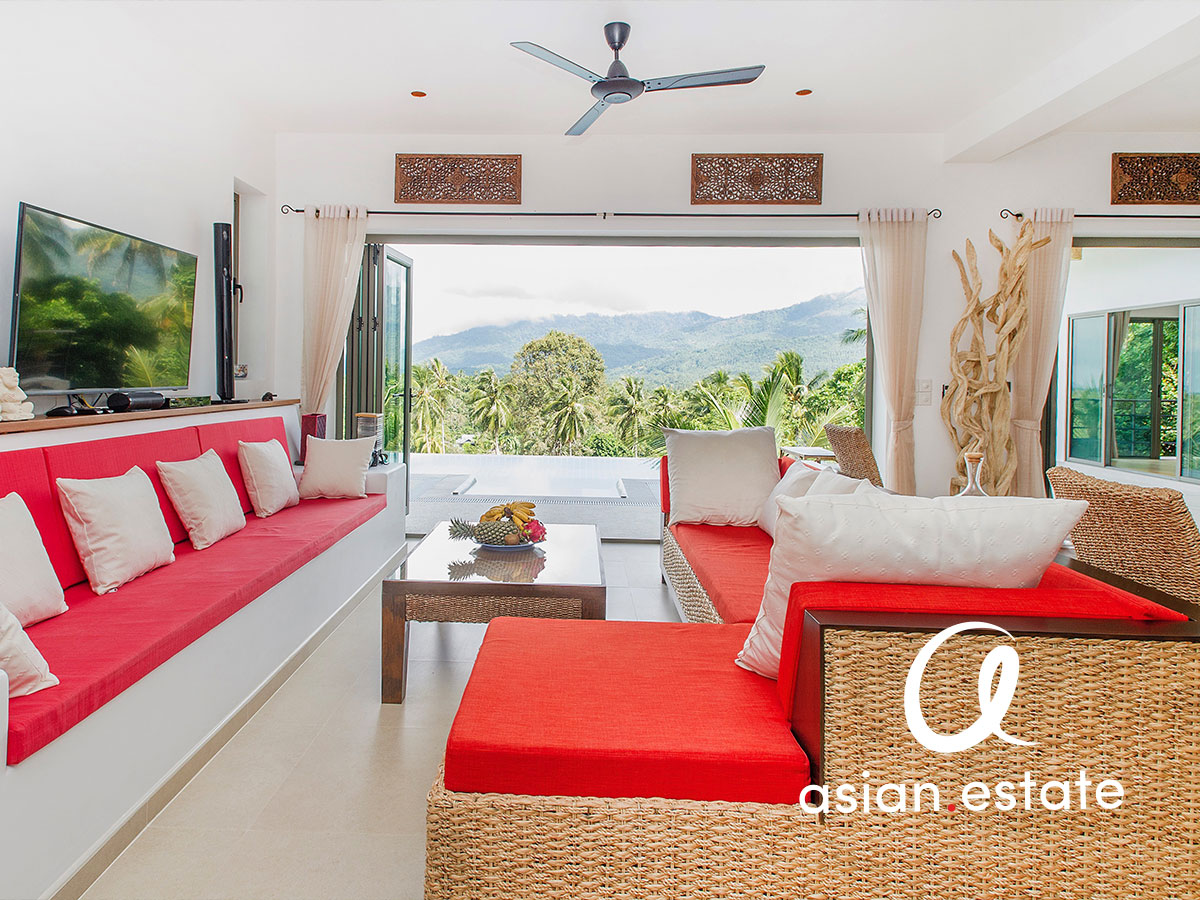 3-bedroom villa for sale in the heart of nature, south of Koh Samui - AE207